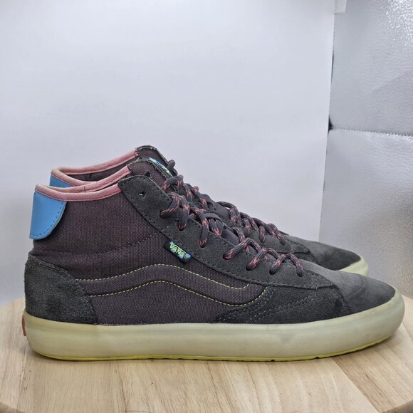 Vans Unisex The Lizzie Translucent Gray Multi White Sneaker Shoes Size M9 W10.5 - Picture 3 of 9